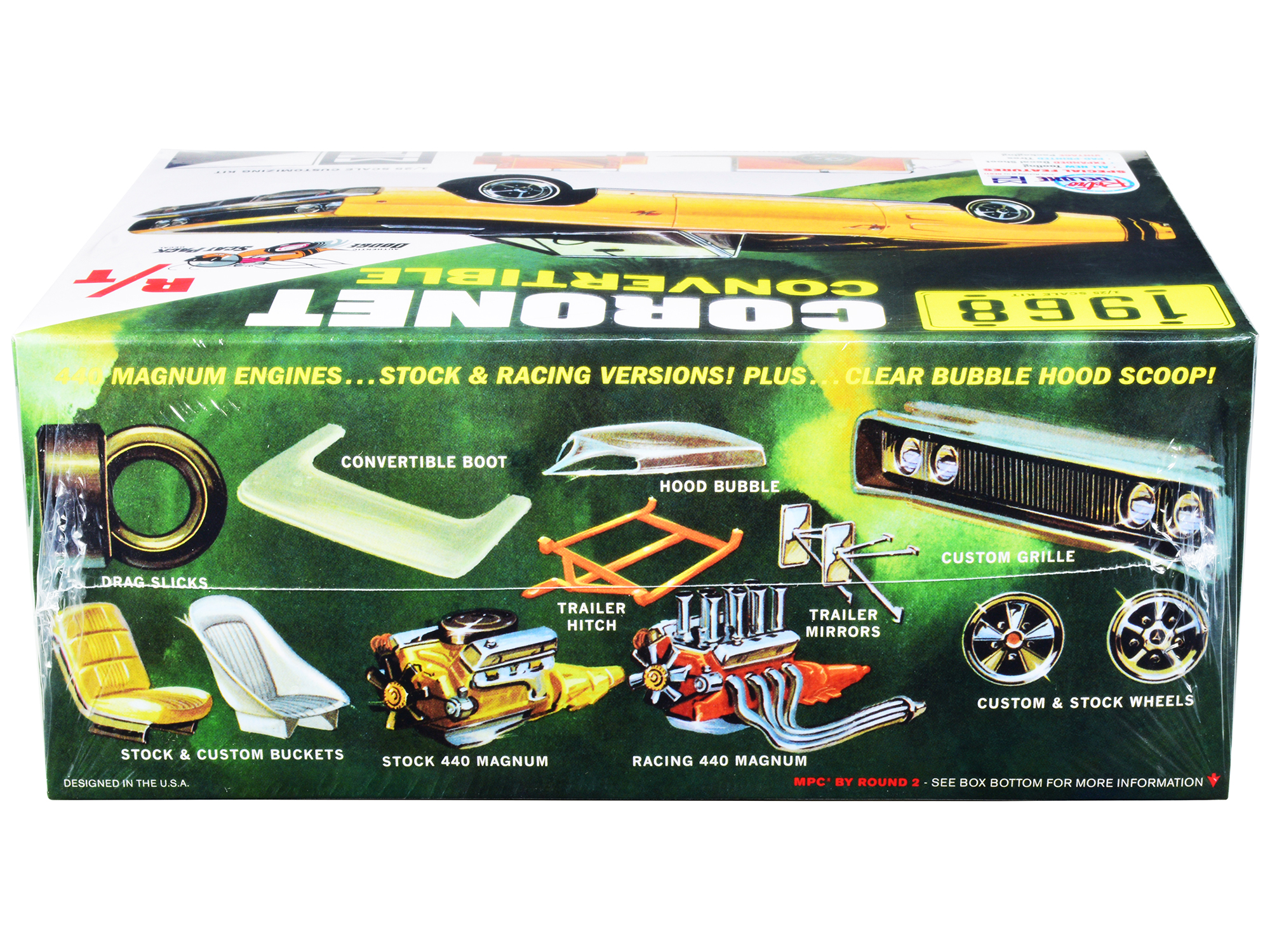 Level 4 Model Kit 1970 Dodge Challenger T/A "Streetburner" 2-in-1 Kit 1/24 Scale Model by Revell