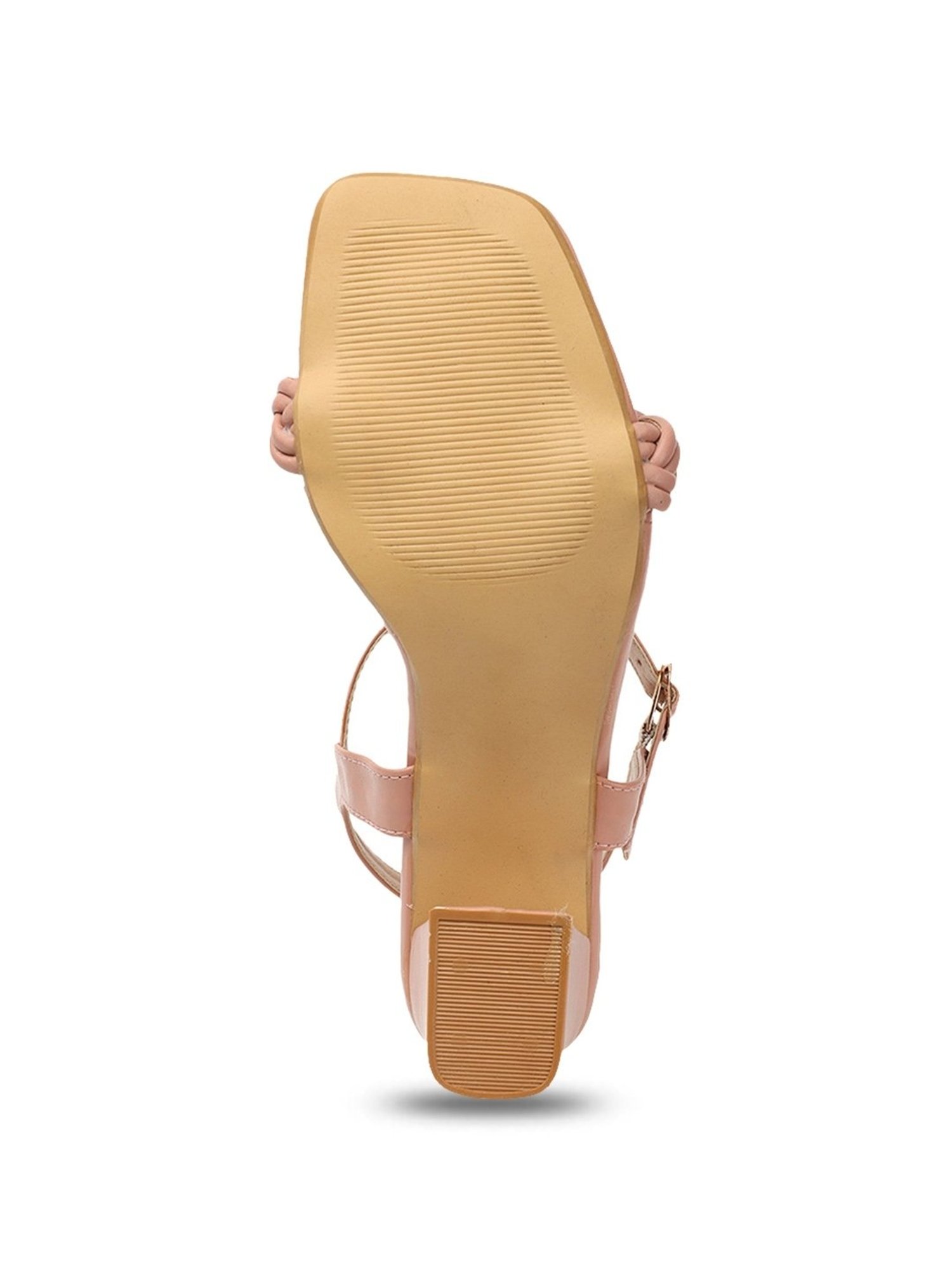 Elle Women's Peach Ankle Strap Sandals