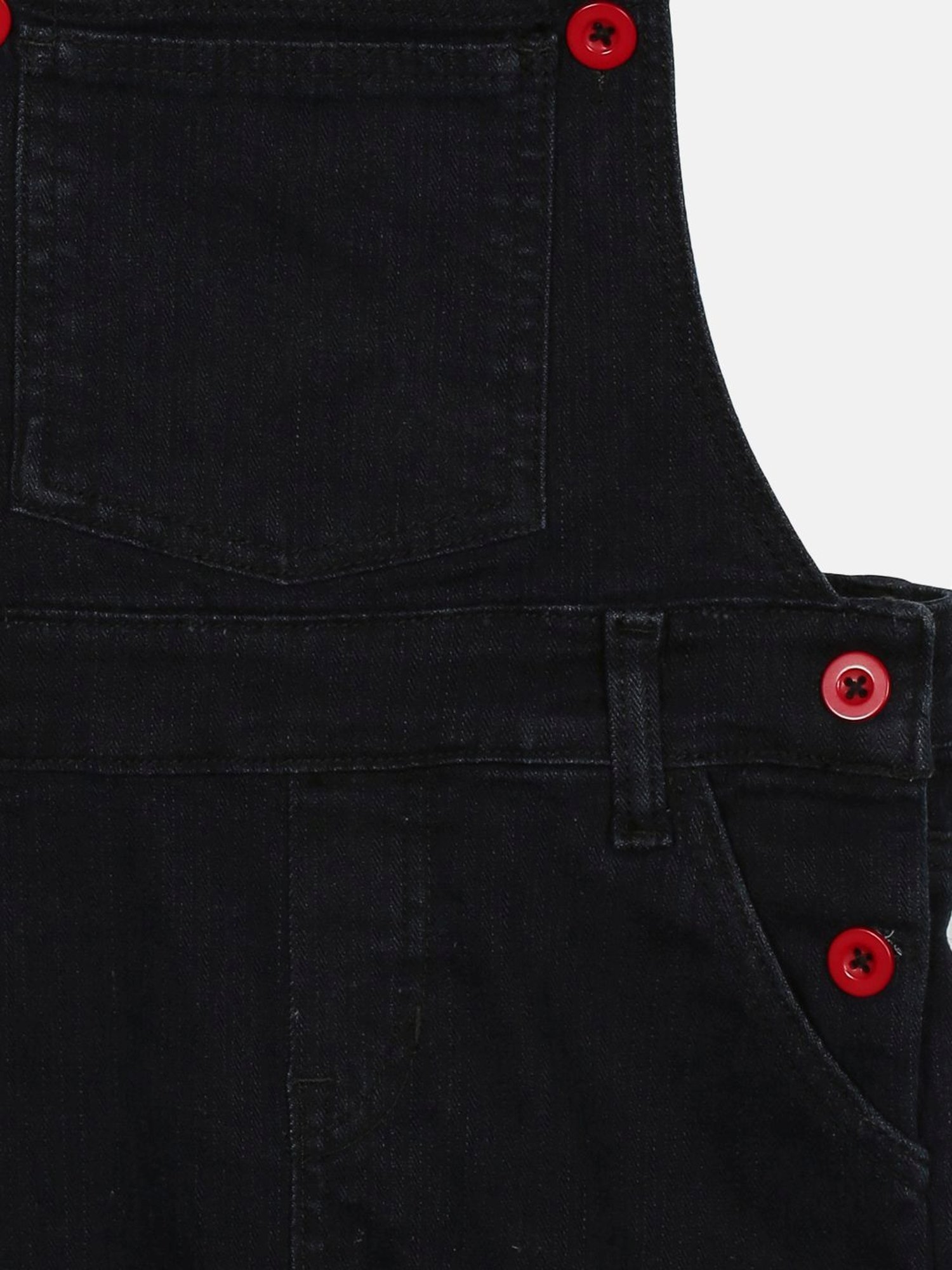 Kiddopanti Kids Blue Solid Dungaree