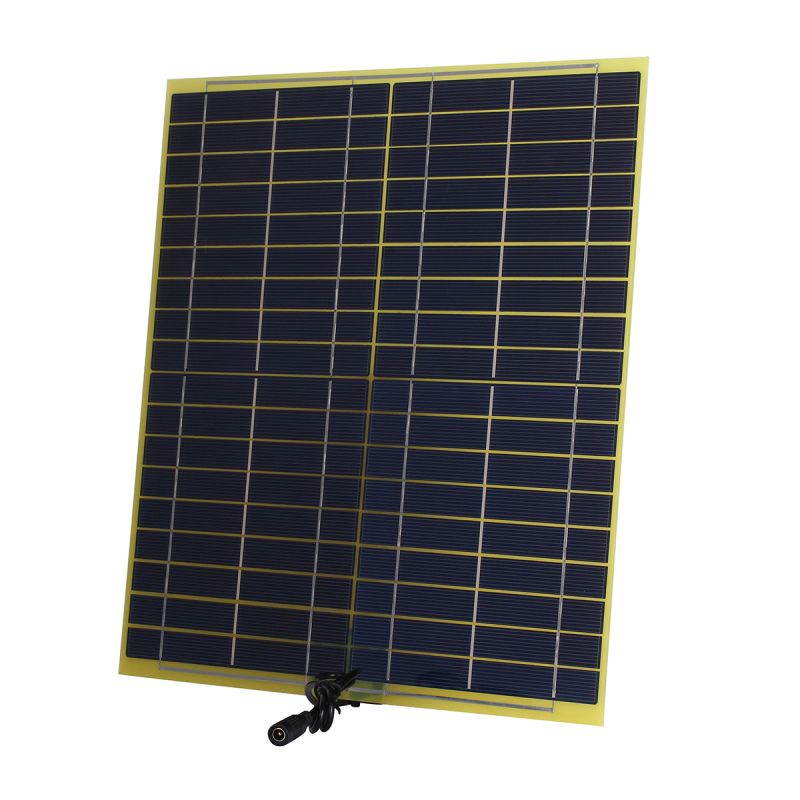 15W 18V 850mA Glass Fiber Solar Cell Solar Panel For 12V Car Battery Charger