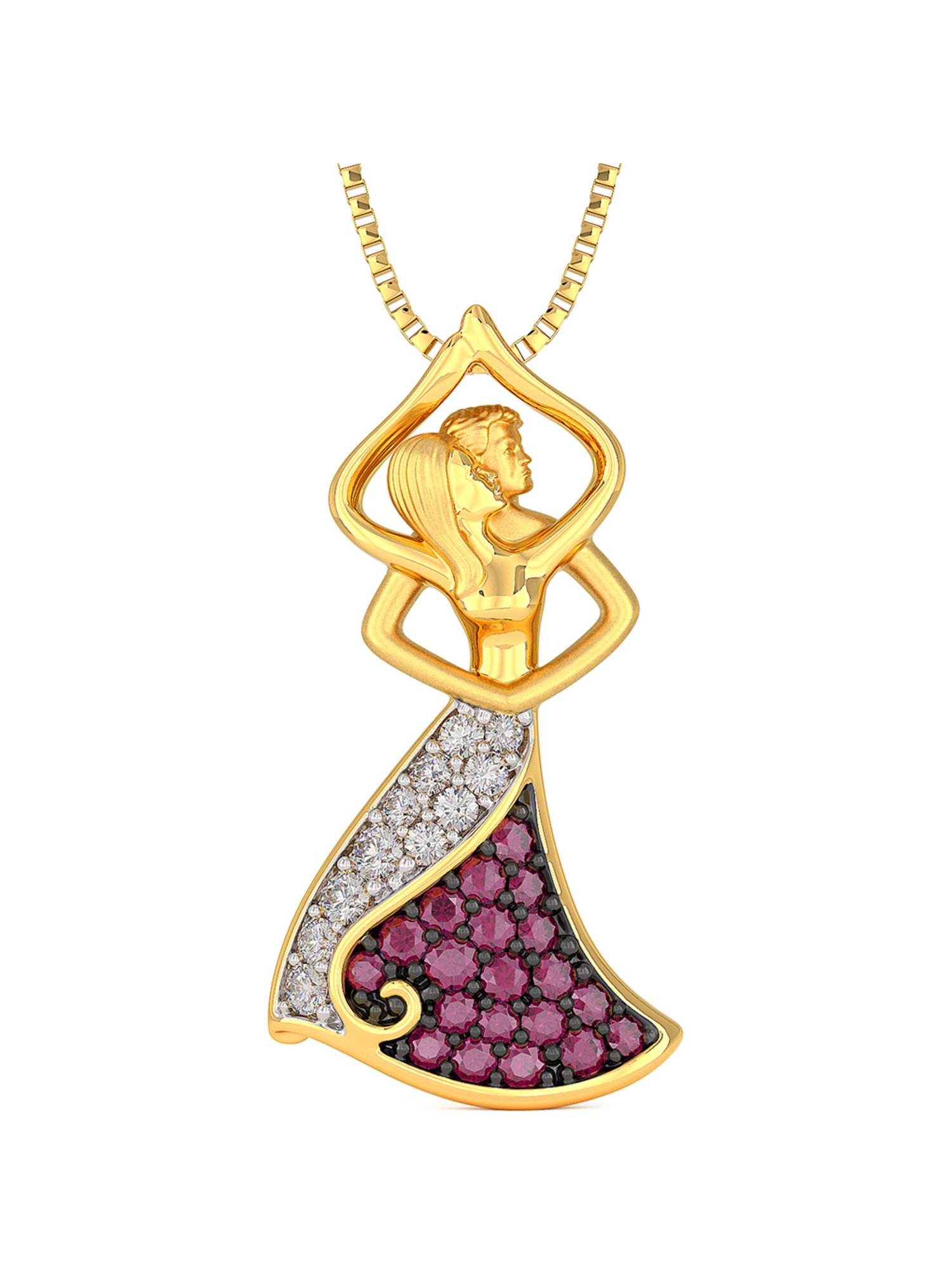 Joyalukkas 22k Gold Pendant without Chain for Women