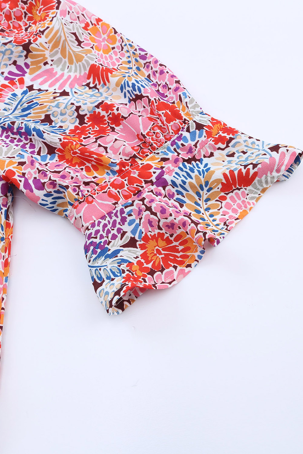 Cheetah Casual Long Sleeve Button Up Shirt Dress