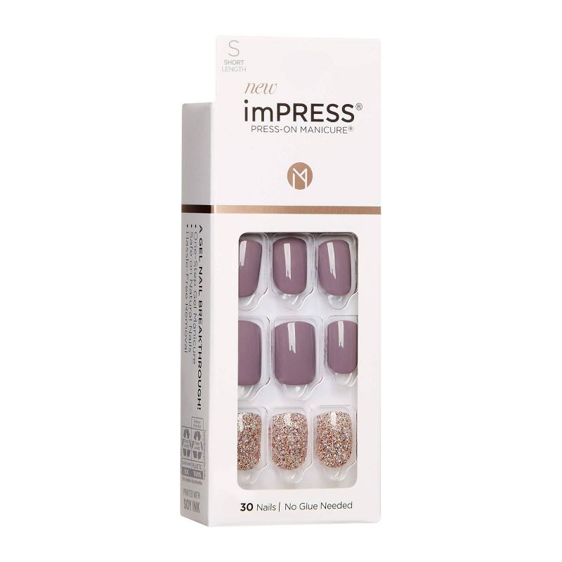 Kiss imPRESS Press-On Manicure False Nails - Flawless - 30ct