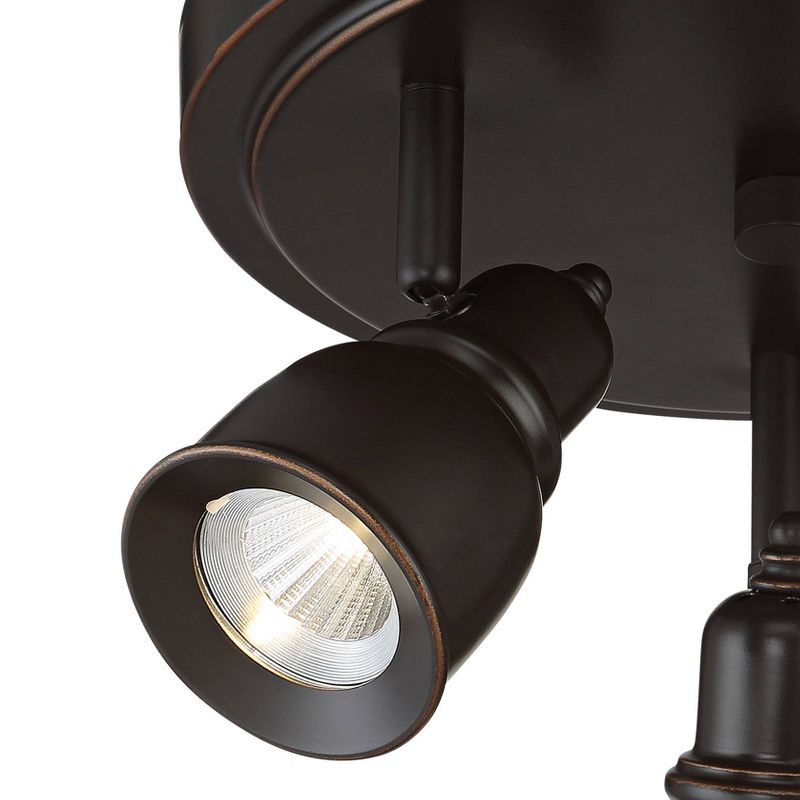 Pro Track Denise 3-Light Bronze LED Track Fixture