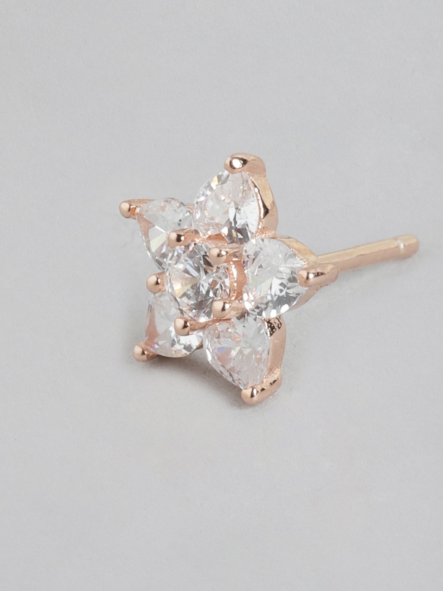 Zavya 92.5 Sterling Silver Stardust Sparkle Stud Earrings for Women