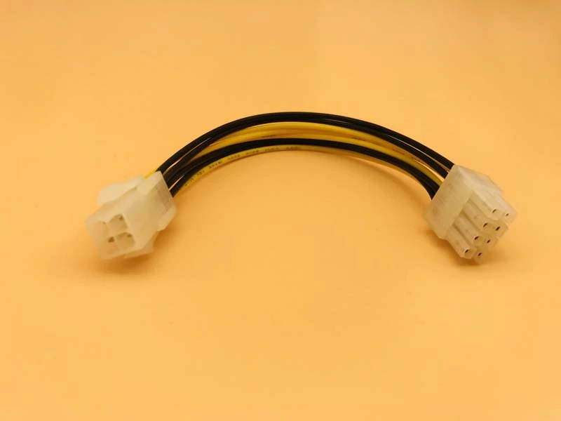20cm ATX 4 Pin to 8 pin EPS 12V ATX Motherboard Power Supply Adapter Converter Cable For Bitcoin Miner Antminer Mining