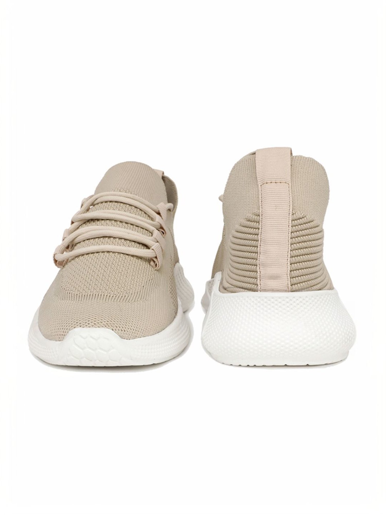 Rapid Box Men's Beige Walking Shoes