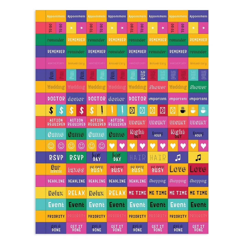 2021-22 Academic Planner 8.5" x 11" Pattern Years Daily/Weekly/Monthly - The Time Factory