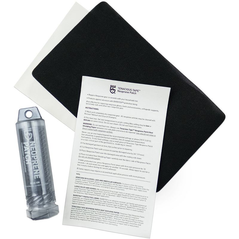 Gear Aid Tenacious Tape Iron-On Neoprene Patch