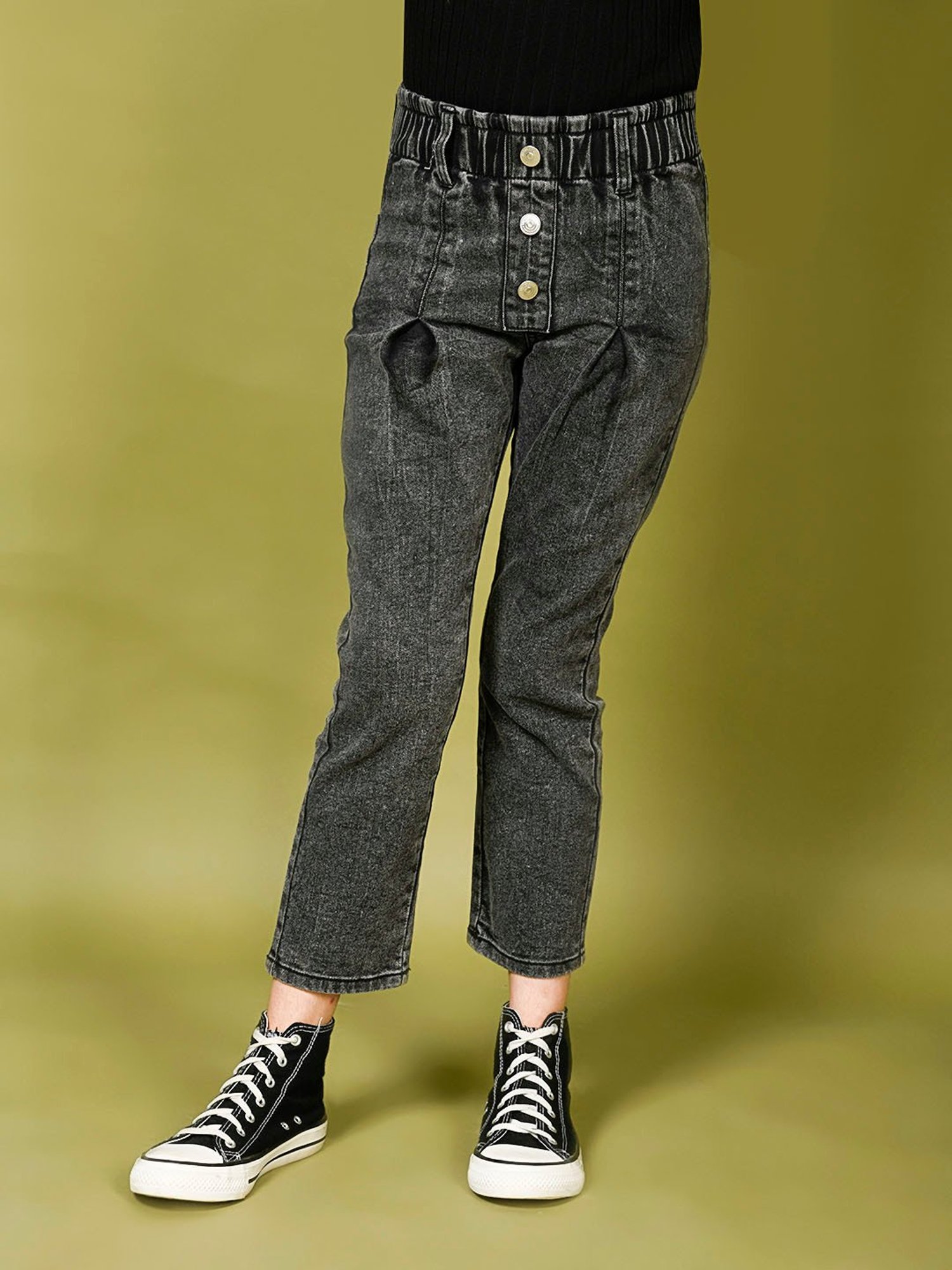 Girls ONLY Girls Black Flared Fit Jeans