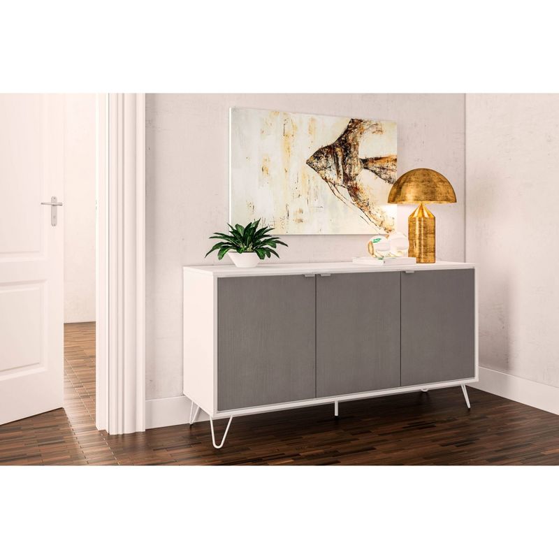 Madison Side Board White/Gray - Chique