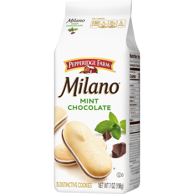 Pepperidge Farm Milano Mint Chocolate Cookies - 7oz