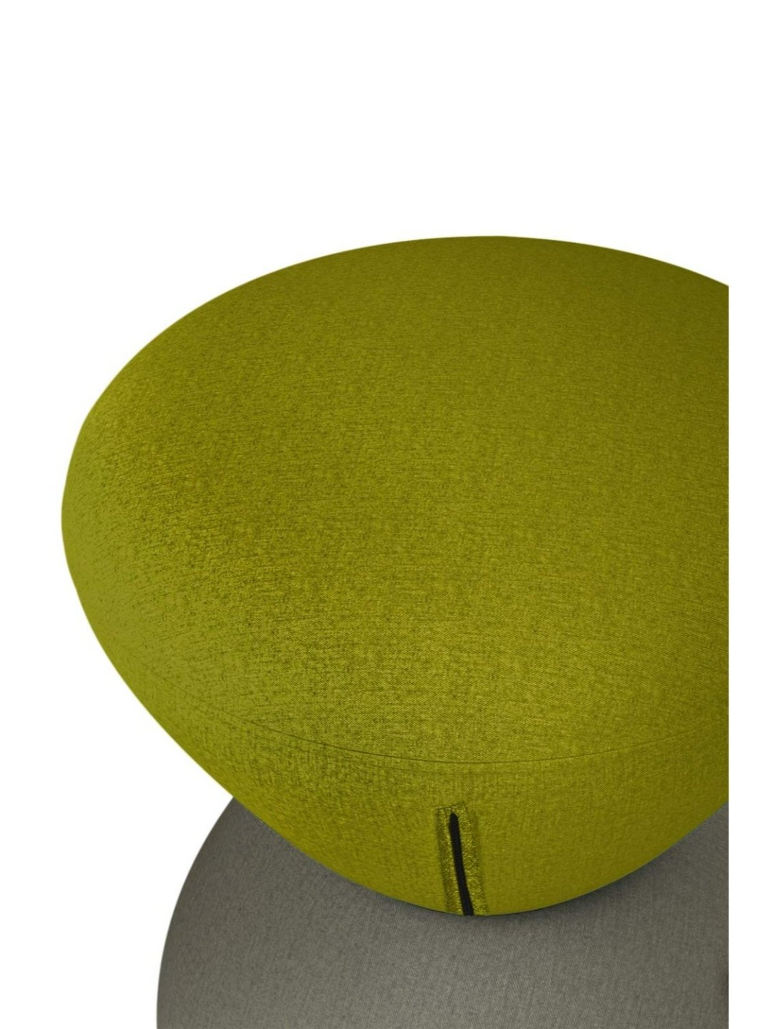 Godrej Interio Loop ?Citron Green Plywood Pouf (1 Year Warranty)