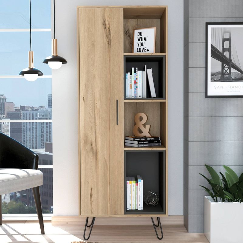 Wood 2 Door Storage Cabinet in White-Pemberly Row