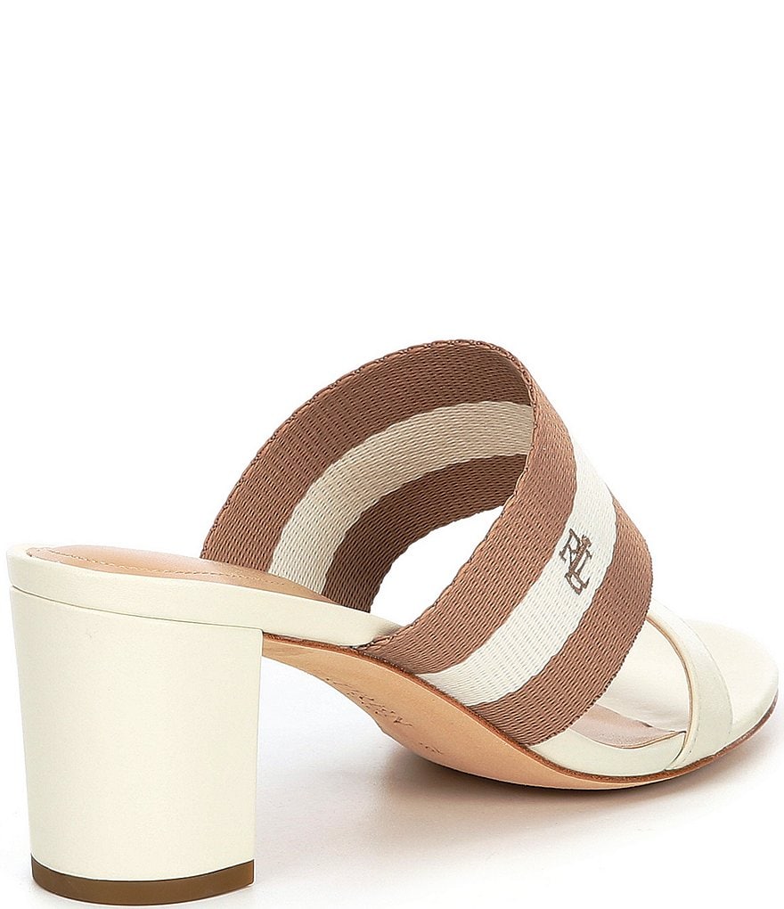 Lauren Ralph Lauren Whitfield Block Heel Dress Mules