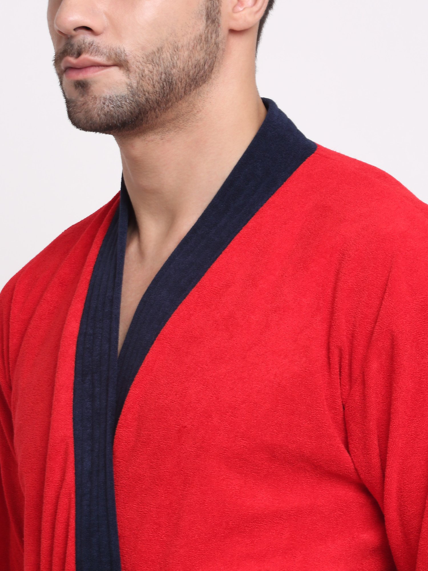 Trident Comfort Living Grey Cotton 380 GSM Bathrobe