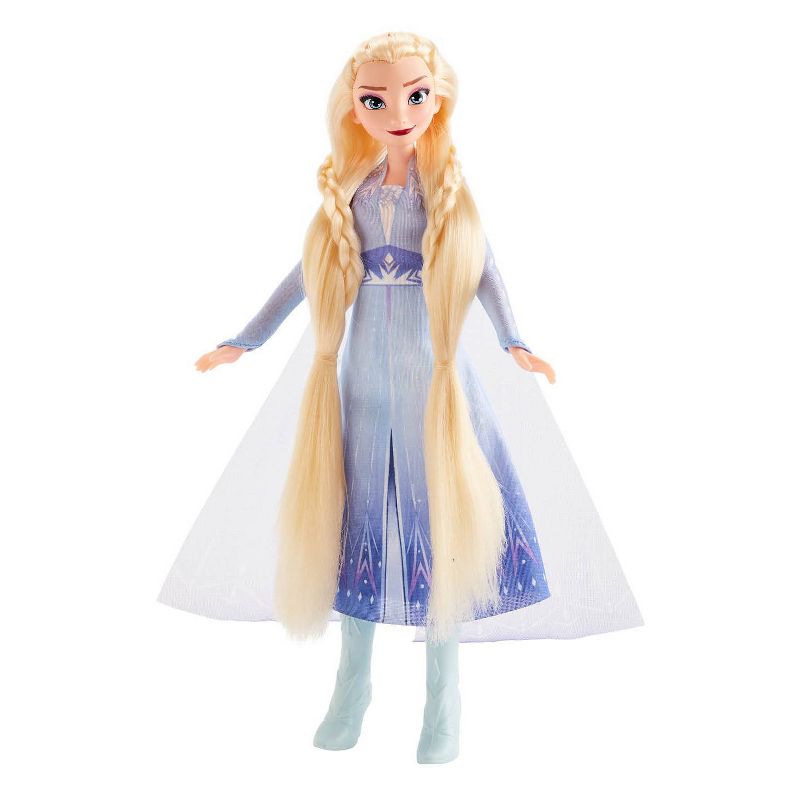 Disney Frozen 2 Sister Styles Elsa Fashion Doll With Extra-Long Hair, Braiding Tool and Hair Clips