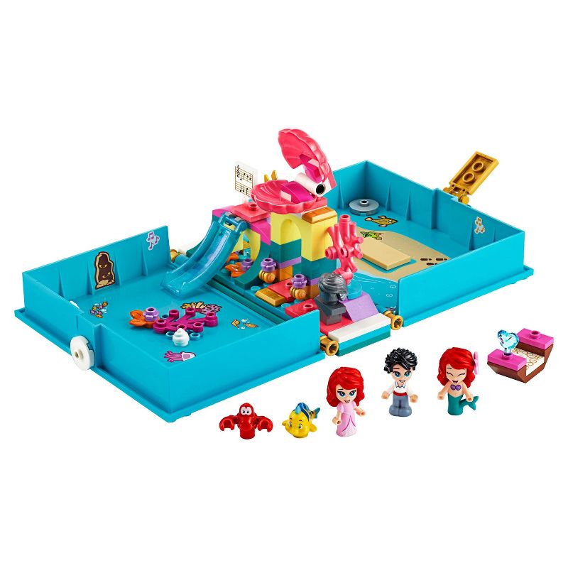 LEGO Disney Ariel's Storybook Adventures Princess Mermaid Building Playset 43176