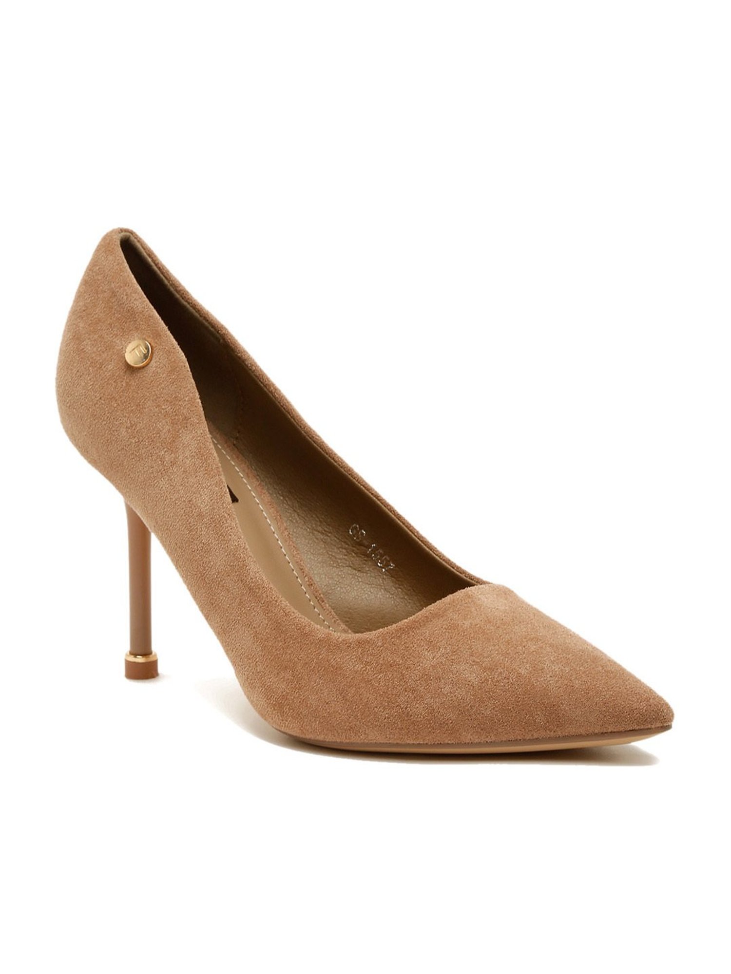 Flat N Heels Women's Khaki Stiletto Pumps