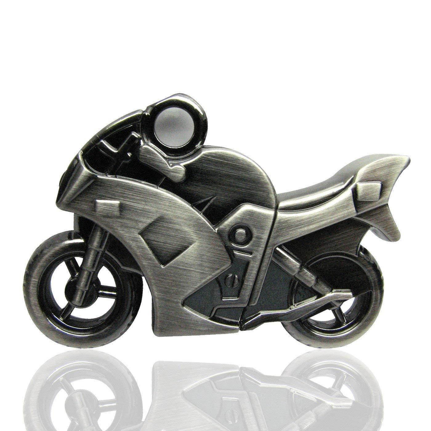 WooTeck 16GB Strong Metal Motorcycle USB Flash Drive Memory Stick Pendrive