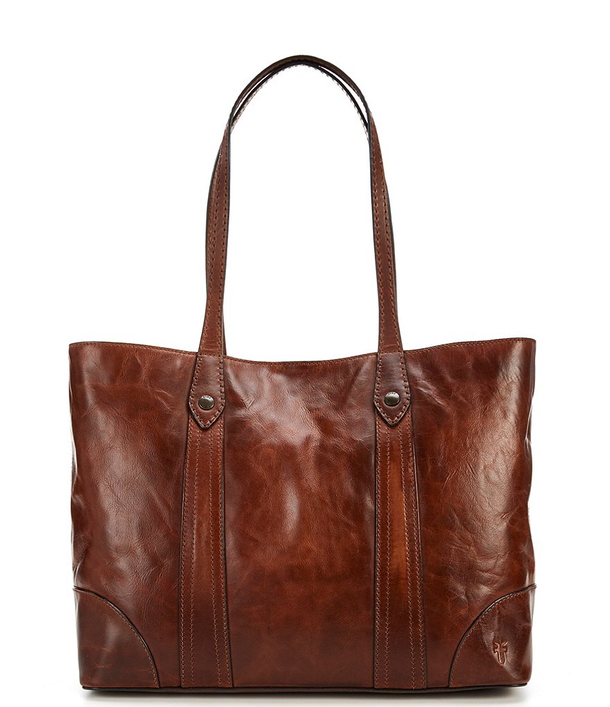 Frye Melissa Washed Leather Shopper Tote Bag