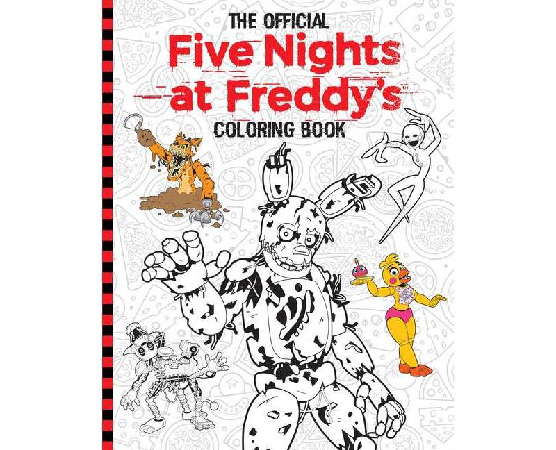 Official Five Nights at Freddy's Coloring Book - by  Scott Cawthon (Paperback)