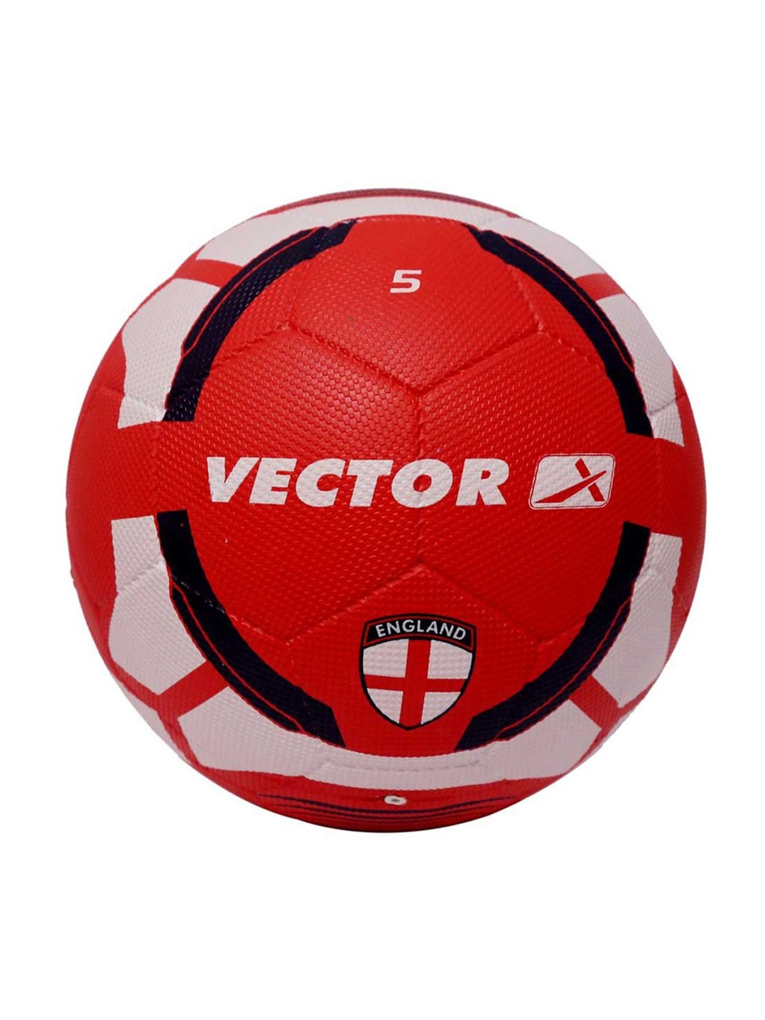 Vector X Red & White Football - Size 5