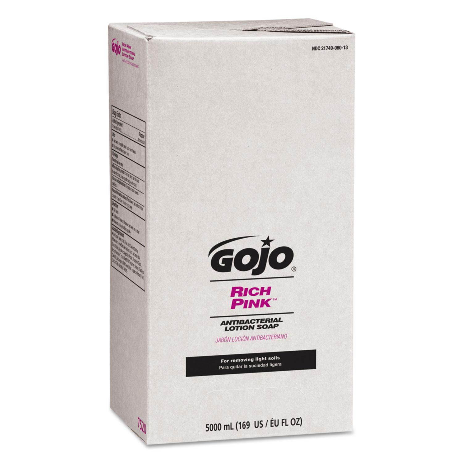 Gojo Industries, Inc Lotion Soap Antibacterial 2000mL Citrus Scent Pink 722004