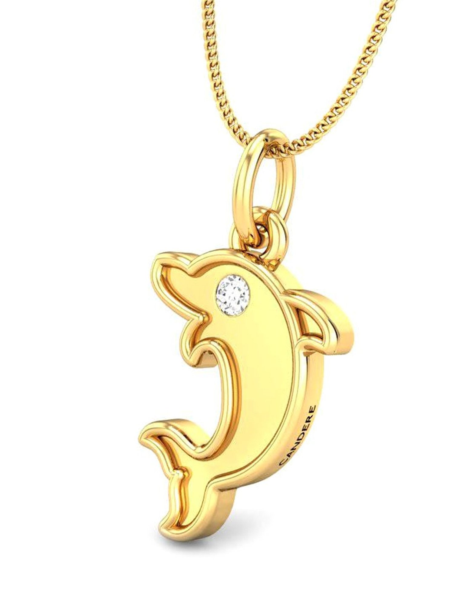 Joyalukkas 18k Gold & Diamond Pendant with Chain