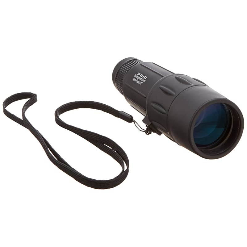 10-25x42 Zoom Waterproof Monocular (Black)