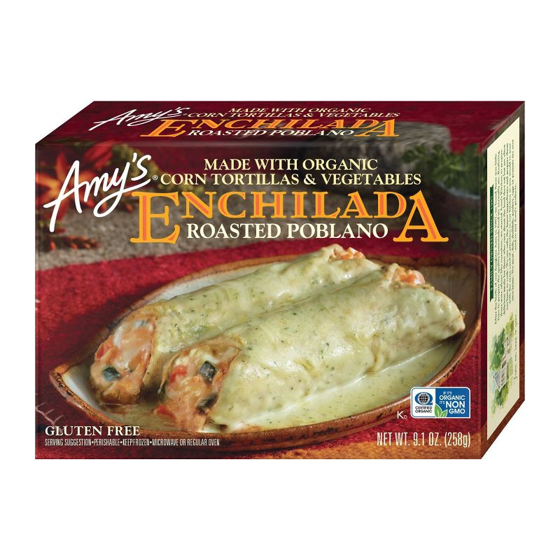Amy's Frozen Roasted Poblano Enchilada  - 9.1oz