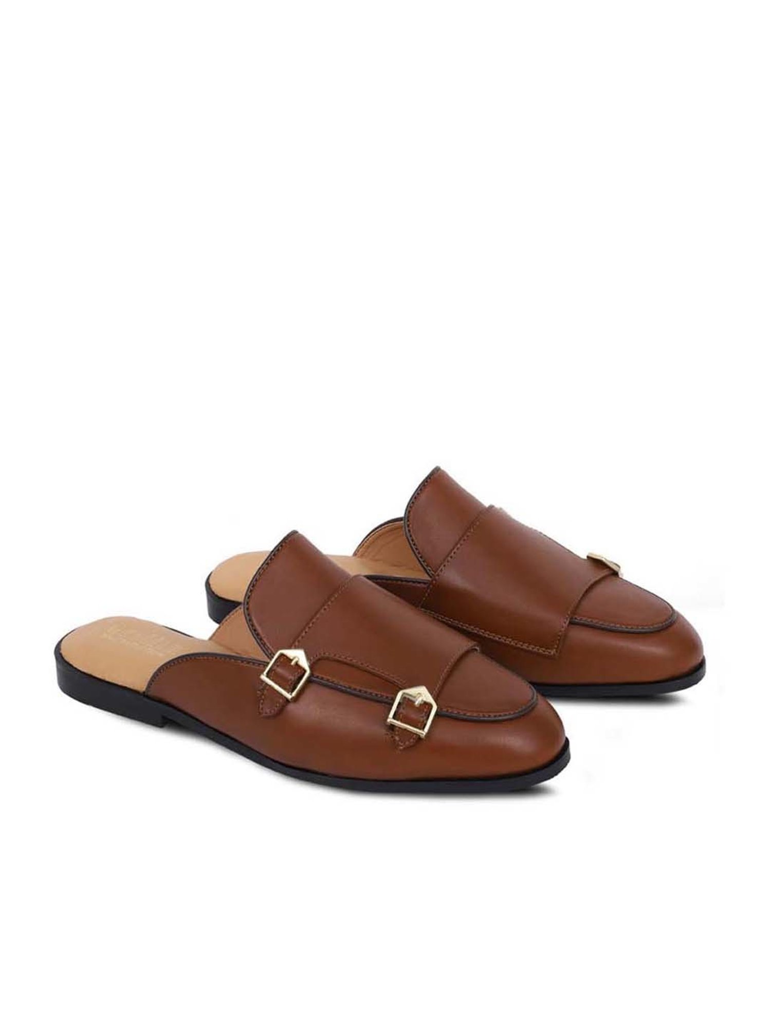 Griffin Men's Tan Mule Shoes
