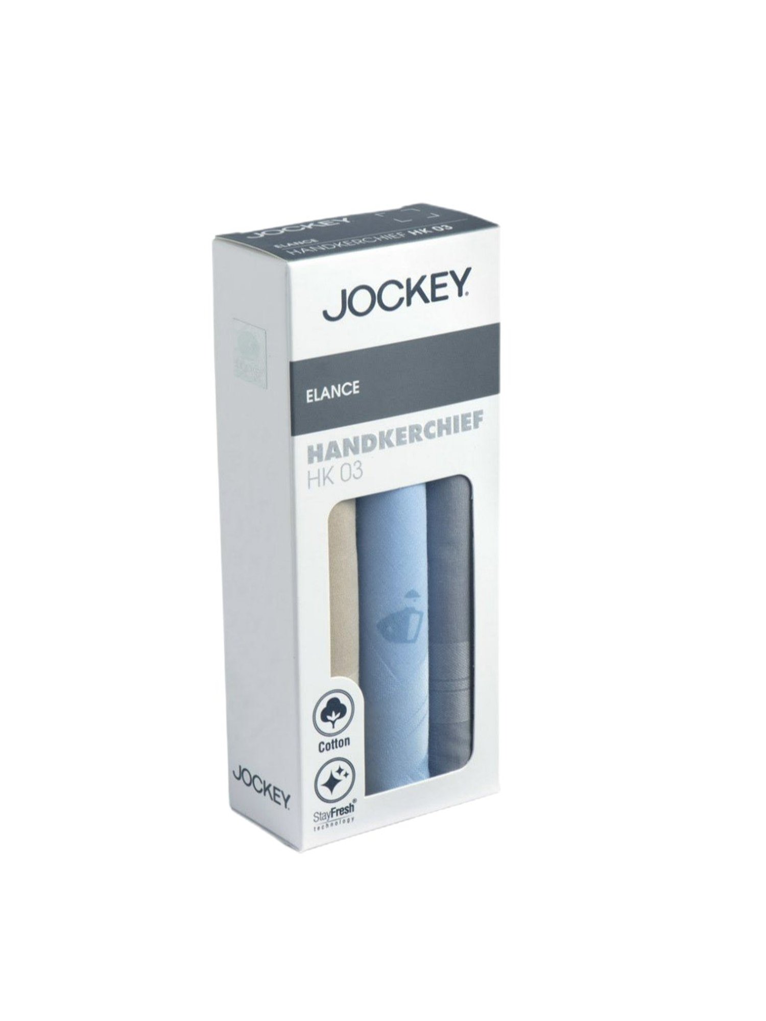 Jockey White Handkerchief Pack of 3