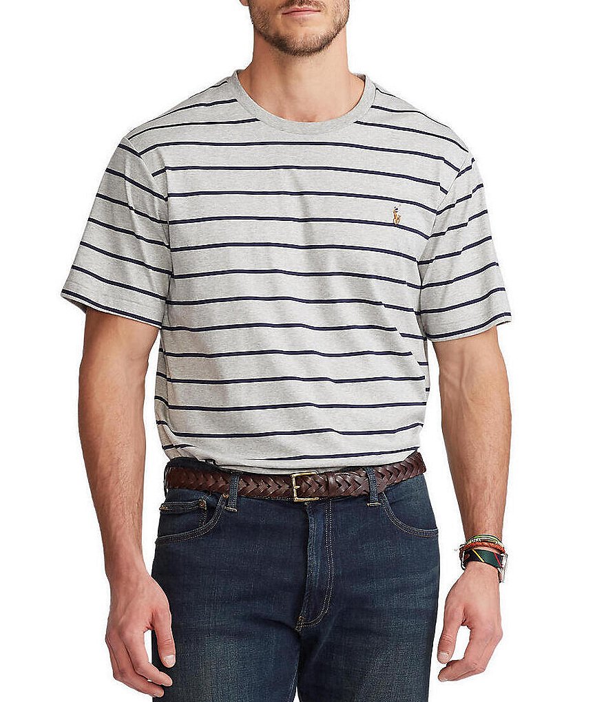 Polo Ralph Lauren Big & Tall Cotton Interlock Crewneck Short-Sleeve Tee