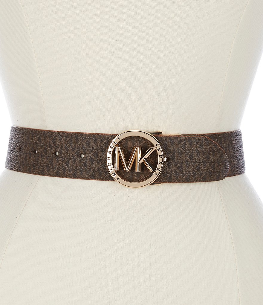 Women's Leopard Print Faux Hair Belt - Universal Thread™ Brown 2X