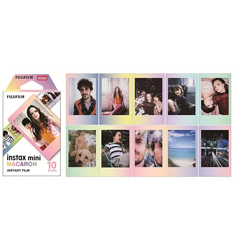 and Black and Sky Blue and Pink Lemonade instax Mini Films for Fuji instax Mini Set of 4 Packs x 40 Photos