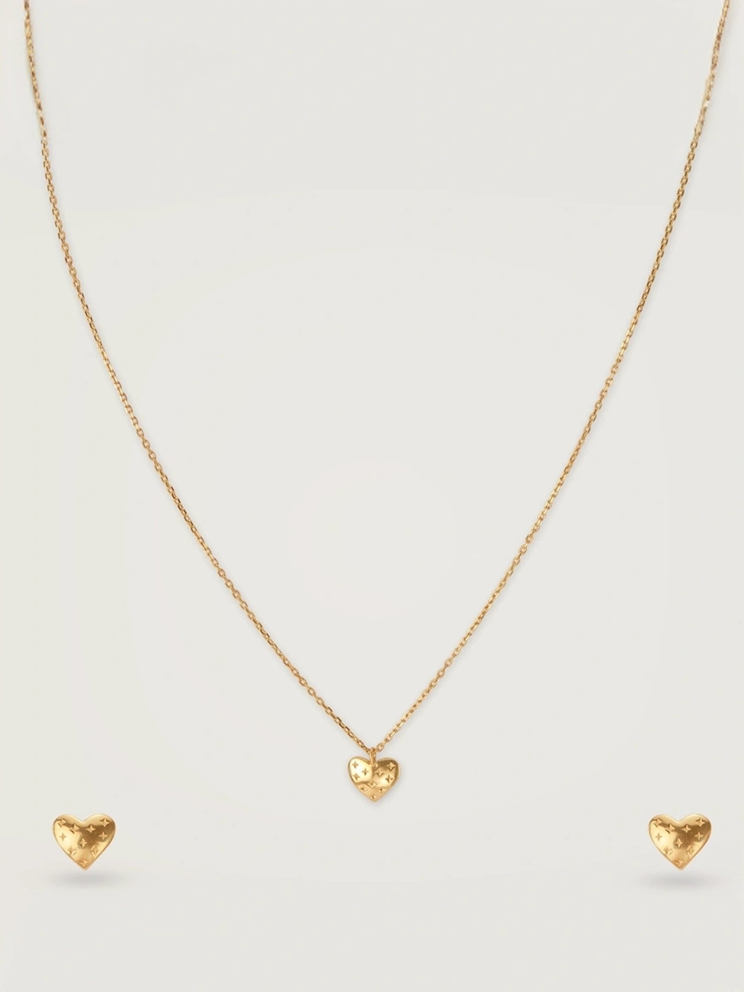 Mia by Tanishq Everlasting Love 14k Gold Necklace Set