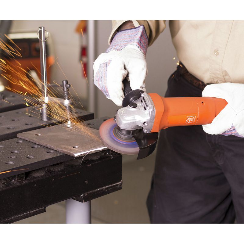 Fein 69908107040 WSG 7-115 2-Tool 4-1/2 in. 820W Compact Paddle Switch Angle Grinder Set