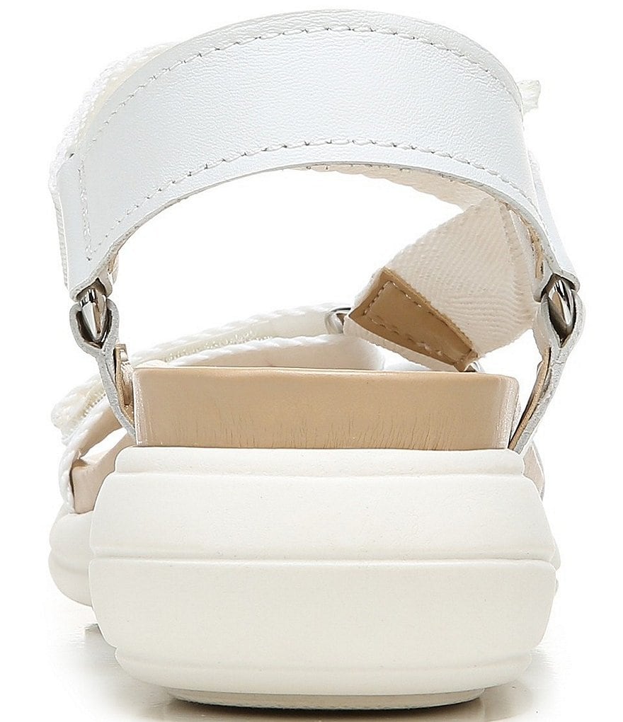 Naturalizer Flores Leather And Fabric Ankle Strap Sandal