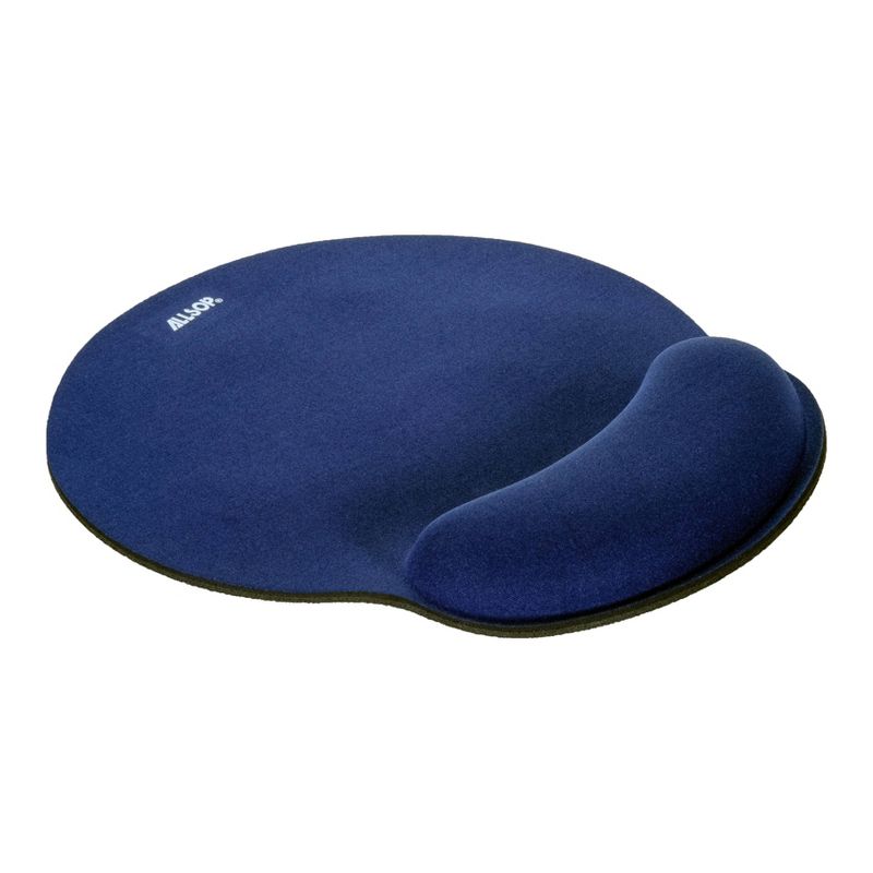 ALLSOP Mouse Pad with Wrist Rest - Navy