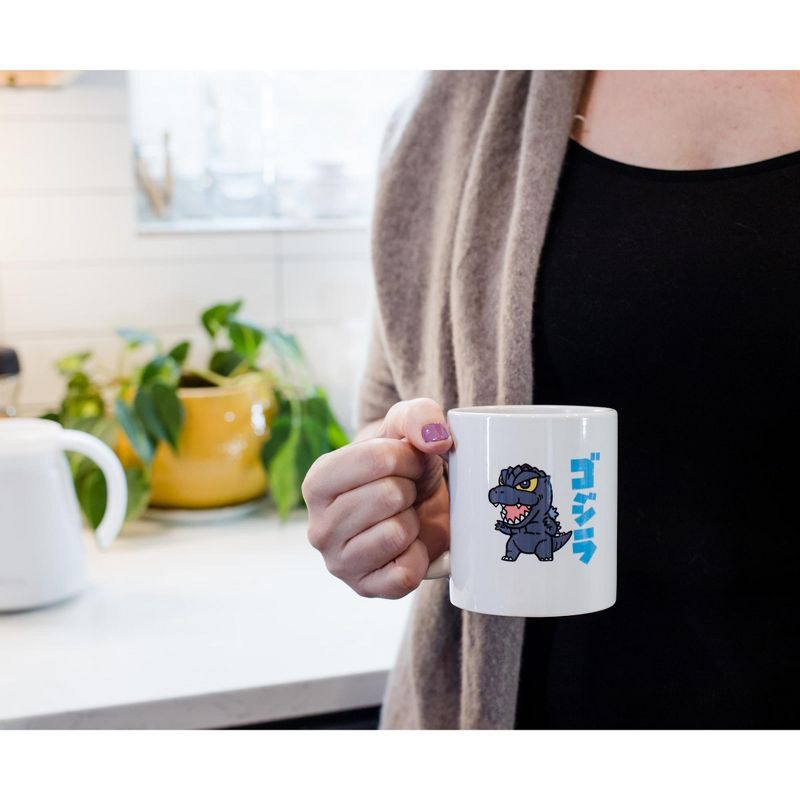 Surreal Entertainment Godzilla Chibi Character Ceramic Mug Exclusive | Holds 11 Ounces