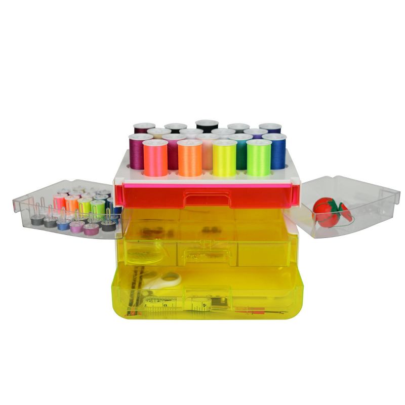 Singer Sew It-Goes-Craft Storage and Sewing Kit Neon 255 pc