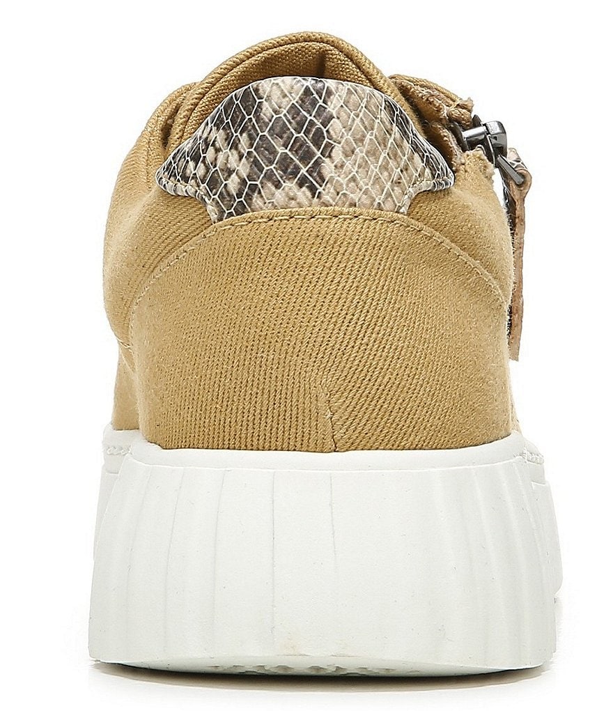 Zodiac Bardot Fabric Side Zip Platform Sneakers