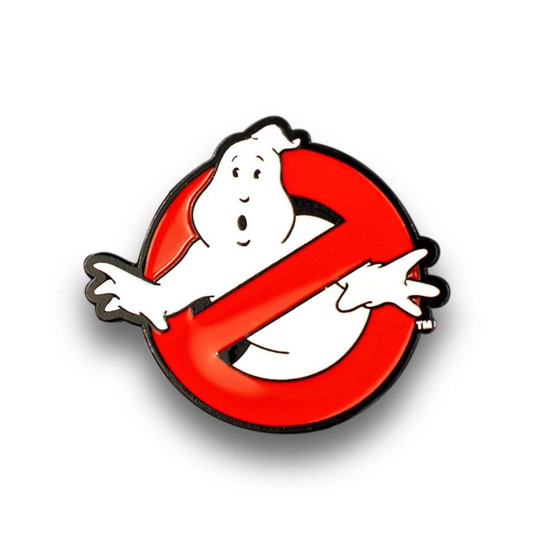 Just Funky OFFICIAL Ghostbusters No Ghosts Logo Pin | Enamel Collector's Pin | Approx. 1.5"
