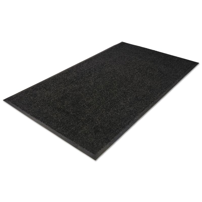 3'x5' Rectangle Solid Floor Mat Black - Guardian