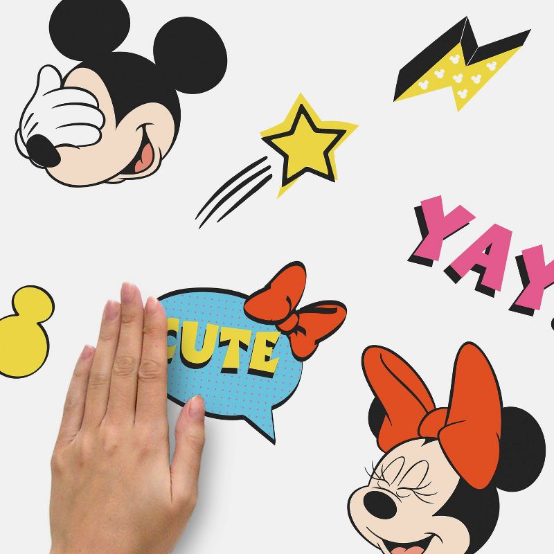 Mickey and Minnie Peel and Stick Wall Decals - RoomMates