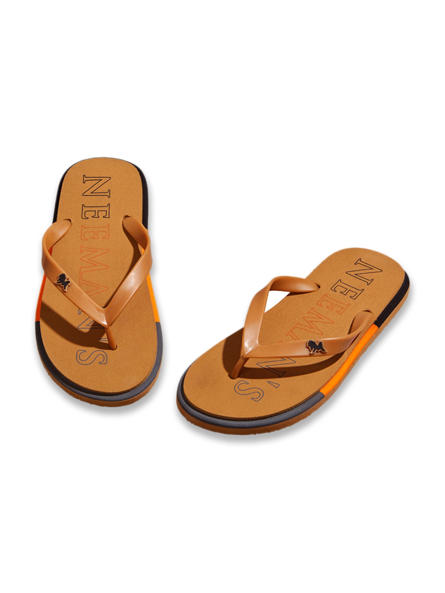 Neemans Men's Recreation Brown Flip Flops
