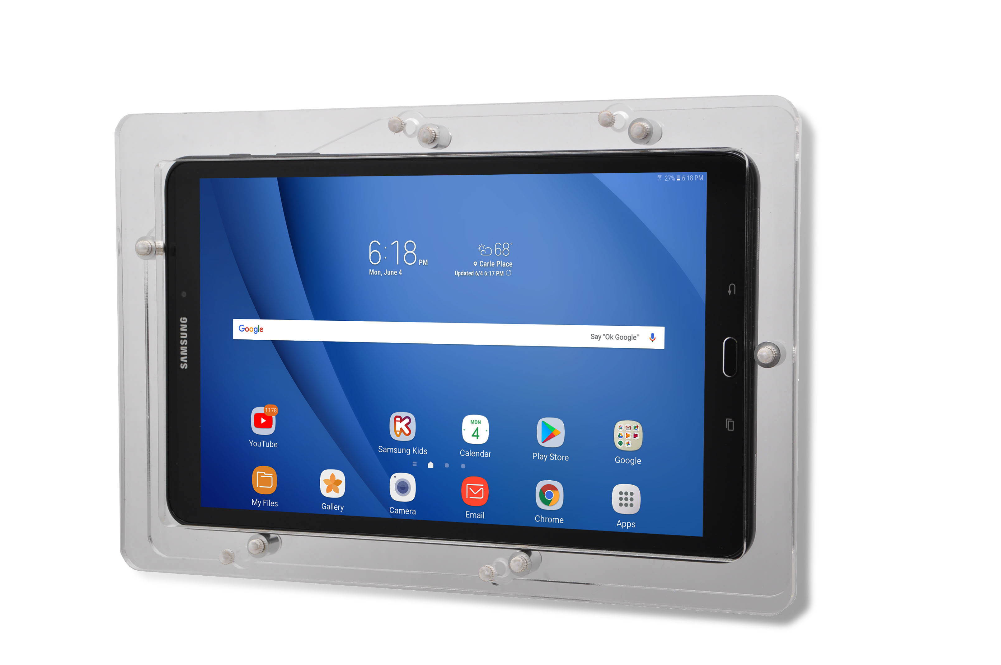 TABcare Samsung Galaxy TAB S3 9.7 Security Anti-Theft Kit for Kiosk, POS, Store, Show Display (Wall Mount, VESA)