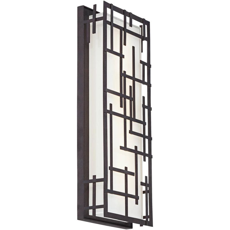 Outdoor LED Wall/Pillar Light Yellow/White - Techko Maid