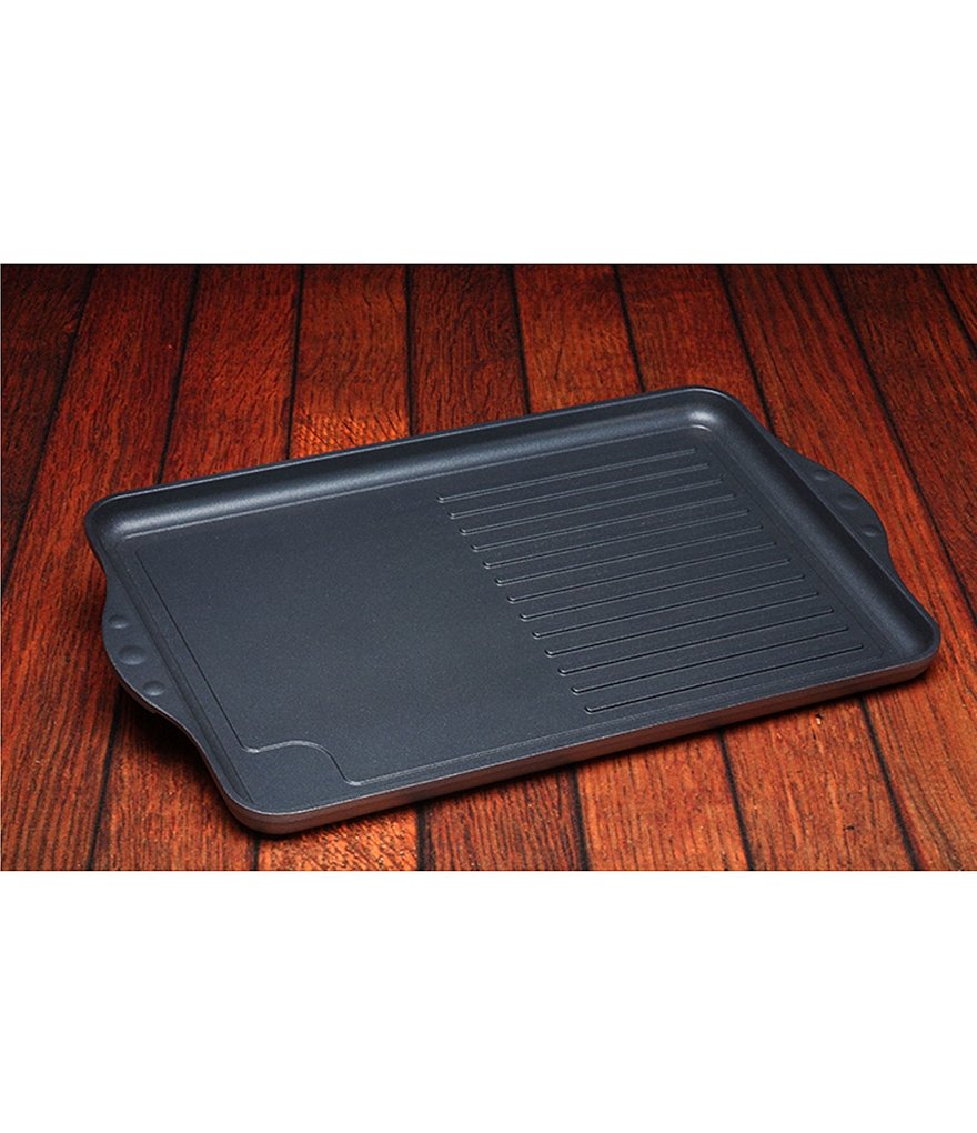 Swiss Diamond HD Classic Nonstick Double-Burner Grill/Griddle Combo